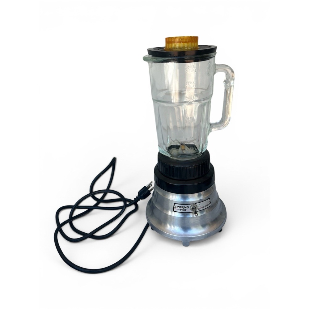 Waring Pro 51BL16 Commercial 2-Speed Electric Chrome Blender 40oz Glass Jar READ